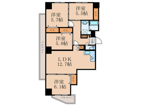 Le cielの物件間取画像